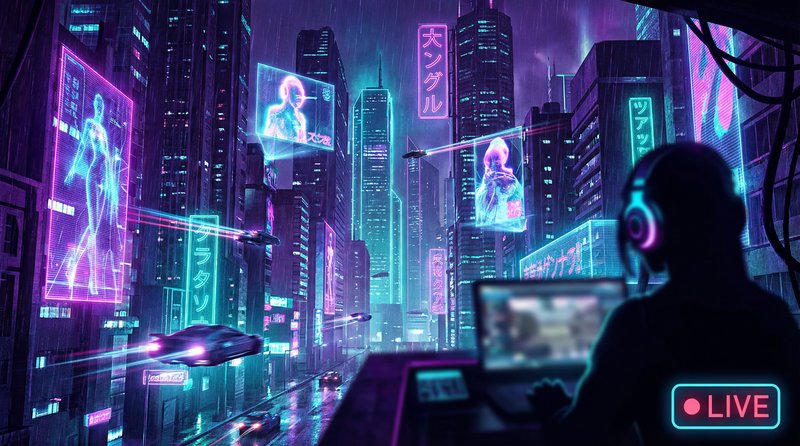 抖荫原创短片城市霓虹