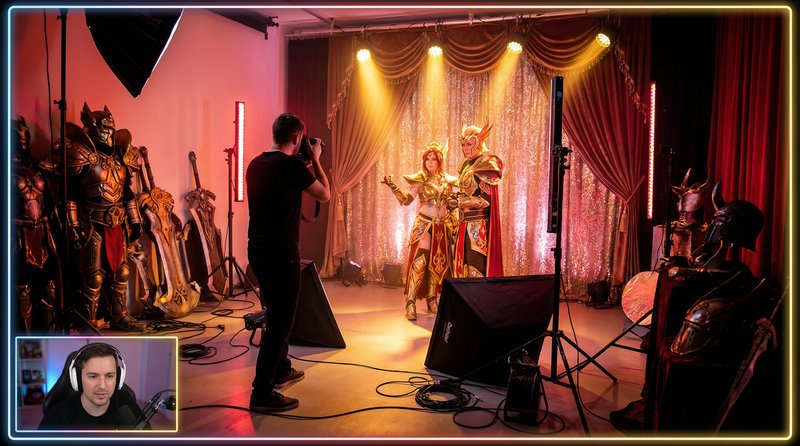 抖荫Cosplay拍摄花絮